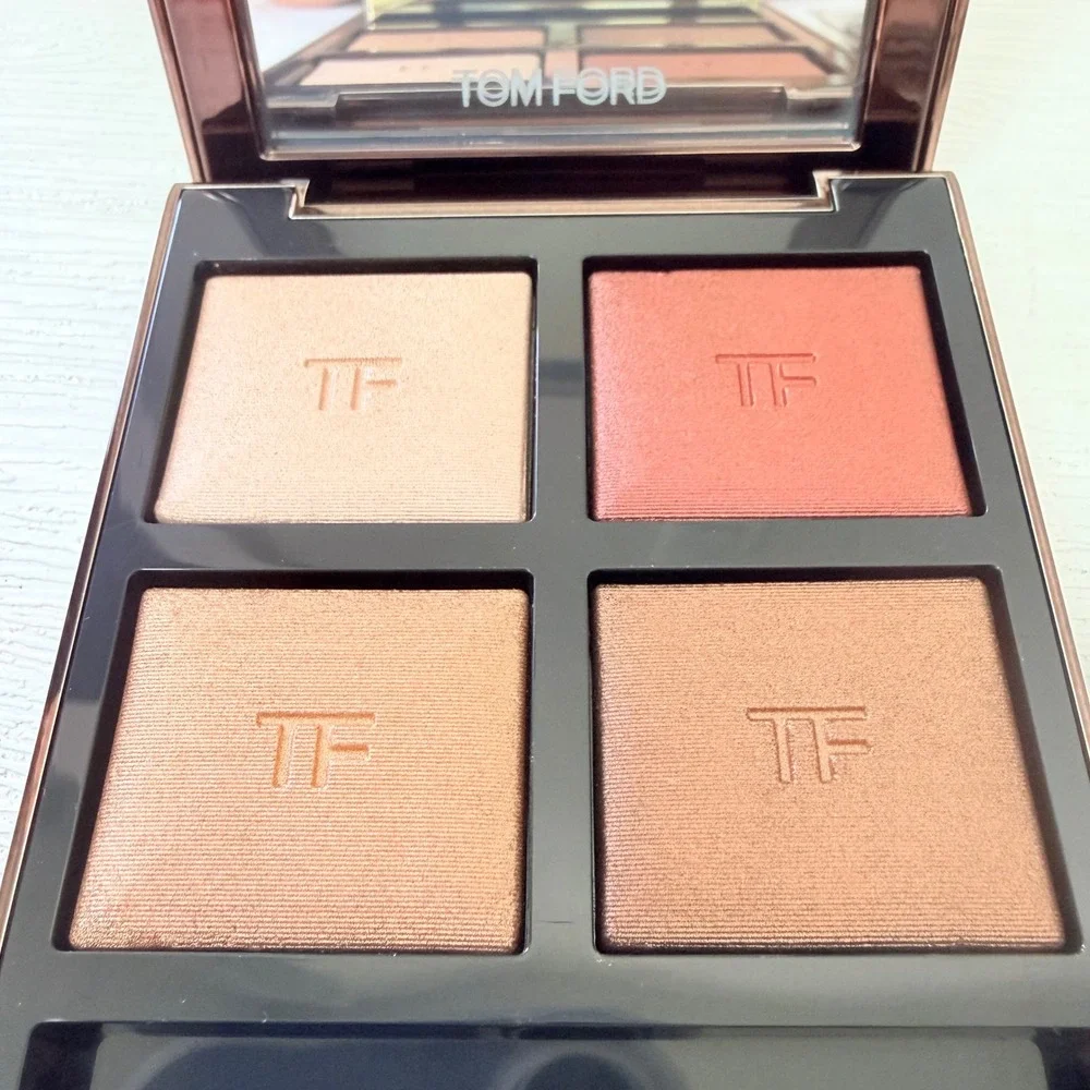 Tom‎ Ford Eye Color Quad Cognac Rose Eyeshadow Palette*NEW Case Has Light Scuffs